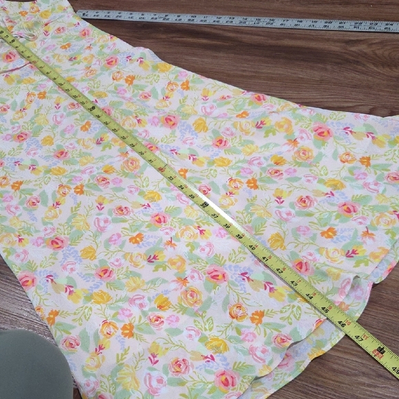 Simple Retro Beautiful Floral Dress Size Large - Picture 7 of 11